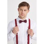 Tudors Erkek Slim Fit Premium Likralı Pamuk Saten Beyaz Gömlek
