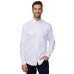 Tudors Modern Fit Uzun Kollu%100 Pamuk Armürlü Premium Erkek Gömlek,Beyaz Xl 2007004152931