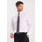 Tudors Regular Fit Beyaz Non-Iron %100 Pamuk Doğa Dostu Ekoteks Belgeli Ütü Gerektirmez Gömlek - 2XL