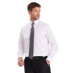 Tudors Regular Fit Beyaz Non Iron%100 Pamuk Doğa Dostu Ekoteks Belgeli Ütü Gerektirmez Gömlek,Beyaz2 L