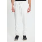 TUDORS Regular Fit Klasik Kesim Beli Lastikli Bağcıklı Beyaz Jogger Pantolon, 36, PN250057, Koyu Beyaz, Erkek