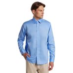 TUDORS Regular Fit Non-Iron%100 Pamuk Gömlek, L, KL240014-22, Mavi, Erkek