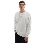 TUDORS Relax Fit Rahat Kesim%100 Pamuk 2 İplik Bisiklet Yaka Sweatshirt, XL, SW250013, Beyaz, erkek
