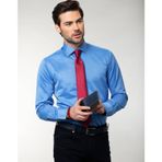 Tudors Slim Fit Mavi Erkek Gömlek