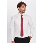 TUDORS Slim Fit Non-Iron Pamuklu Gömlek, XL, DR250009, Beyaz, Erkek