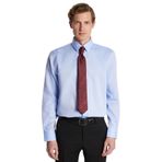 TUDORS Slim Fit Non-Iron%100 Pamuk Gömlek, XXL, DR240054-505, Mavi, Erkek