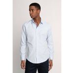 Tudors Slim Fit Uzun Kol Oxford Doku Armürlü Biyeli Erkek Gömlek