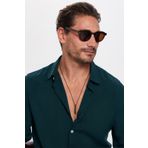 Tudors Slim Fit Uzun Kollu Dar Kesim Dökümlü Viskon Şık Erkek Yeşil Gömlek