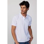 Tudors TS240019-SYR Erkek Slim Fit Dar Kesim Pamuklu Yumuşak Dokulu Serin Tutan Kumaş Düz Pike Beyaz Polo Yaka T-Shirt