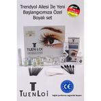 Tuen Loi Kirpik Lifting Seti Kaş Laminasyonu Seti ((ALMAN FORMÜL) Boyalı Set