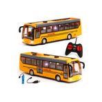 TUENGİ STORE Şarjlı Uzaktan Kumandalı Full Fonksiyon Okul Otobüsü Oyuncak Otobüs 21 cm