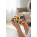 Tuengi Store Stickerless Speed Ball Bubble Cube Profesyonel 3x3 Zeka Küpü Rubik Küp - Çok Renkli
