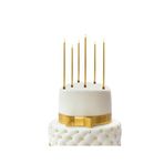 Tüfekçioğlu 6 Lı Uzun Gold Mum 20 cm