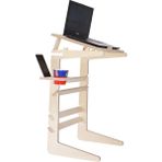 Tufetto Tando Laptop Masası Sehpası - 44 x 33 x 70 cm - Huş
