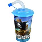 Tuffex Kapaklı Pipetli Bardak - 150 ml - Mavi