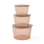 Tuffex Polo Kitchen Serisi Saklama Kabı 3'lü Set 2300 ml, 4000 ml, 7000 ml