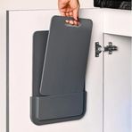 Tuffex Pro Kitchen Serisi Dolaba & Fayansa Yapışkanlı Hazneli 2'li Kesme Tahtası Silikon