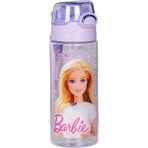 Tüftürük BARBİE Pipetli Askılı Kilitlenebilir Su Matarası 500 ml 85623111 - MOR