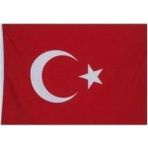 Tüftürük Bez Türk Bayrağı 20 x 30 cm