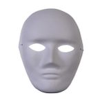 Tüftürük Boyanabilir Boyama Maskesi Kağıt Karton Maske 25 Adet