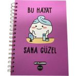 Tüftürük Tasarımlı Stickerlı Konuşan Ajanda Akademik Ajanda Yıllık Planlayıcı - BU HAYAT SANA GÜZEL