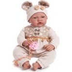 Tufy Toys Kiki Baby Tavşan Kulak Bereli Gerçekçi Oyuncak Bebek - Renkli