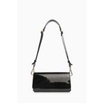 Tuğba Kolon Kulplu Mini Flap Çanta - Siyah