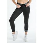 Tugba Korse Termal Premium Siyah Renk Kopçalı Günlük Giyime Uygun Sauna Tayt - 2XL