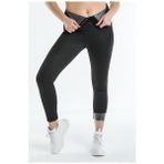 Tugba Korse Termal Premium Siyah Renk Kopçalı Günlük Giyime Uygun Sauna Tayt - 4XL