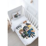 Tuğba Kuğu Bebek Boy Nevresim Takımı (100X150) - Cartoon Serisi - Harry Potter - 100 x 150 cm - Beyaz - Ekru