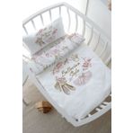 Tuğba Kuğu For Baby Serisi Altın Bale Kıyafetleri 60x100 cm Anne Yanı Beşik Nevresim Takımı