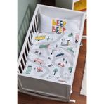 Tuğba Kuğu Iconic Serisi Beep Beep 60x100 cm Anne Yanı Beşik Nevresim Takımı