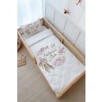 Tuğba Kuğu Montessori Nevresim Seti (100x200) - For Baby Serisi - Altın Bale Kıyafetleri
