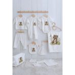 Tuğba Kuğu Organik 11'li Hastane Çıkışı - Little Baby - Little Bear - 0 - 3 Ay - 01.Ekru