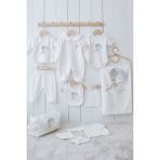 Tuğba Kuğu Organik 11'li Hastane Çıkışı - Royal Series - Hello Little One - 0 - 3 Ay - 01.Ekru