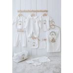 Tuğba Kuğu Organik 11'Li Hastane Çıkışı - Royal Series - Welcome Baby Bear