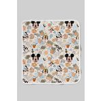 Tuğba Kuğu Organik Çift Yüz Baskılı Bebek Battaniyesi - Cartoon Serisi - Mickey Ve Arkadaşları Pattern