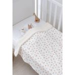Tuğba Kuğu Peluş Çift Yüz Battaniye - Pureline Series - Soft Bloom - Turuncu - 0 - 3 Yaş