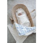 Tuğba Kuğu Peluş Kundak Ve Çift Yüz Battaniye - Blue Toile De Jouy