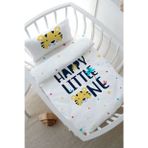 Tuğba Kuğu Pure Baby Serisi Happy Lion 60x100 cm Anne Yanı Beşik Nevresim Takımı