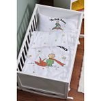 Tuğba Kuğu Pure Baby Serisi Tilki Ve Küçük Prens 60x100 cm Anne Yanı Beşik Nevresim Takımı