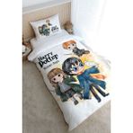 Tuğba Kuğu Tek Kişilik Nevresim Takımı (160X220) - Cartoon Serisi - Harry Potter - 160 x 220 cm - Beyaz - Ekru