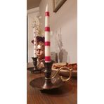 TUGBA KUMRU OFFICIAL Bakır Vintage Tek Kulplu Şamdan Şinanay