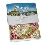 Tuğba Kuruyemiş Metal Kutu Bursa 540 gr Geleneksel Tatlar