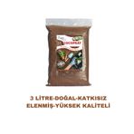 Tuğel Flowers Cocopeat (KATKISIZ VE ELENMİŞ) Hindistan Cevizi Kabuğu Torfu (3 LİTRE)