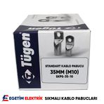 Tügen 35’Lik M10 Standart Skp Sıkmalı Kablo Pabucu ( 10 Adet)