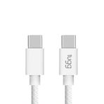 Tugg Germany Type-C to Type-C Örgülü Şarj ve Veri Kablosu 60 W – Hızlı Şarj, PD Desteği, Akıllı Güç Göstergesi, Laptop-Tablet-Telefon Uyumlu, 1 Metre