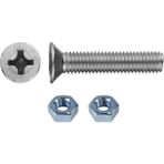 Tuğra Hırdavat M3x12mm Metrik Vida Yhb - Somunlu 100'Lü Takım