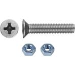 Tuğra Hırdavat M3x8mm Metrik Vida Yhb - Somunlu 500'Lü Takım