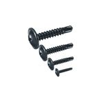 TUĞRA HIRDAVAT Rysb 4.2X19 mm 100 Adet Siyah Pul Başlı Matkap Uçlu Vida Otomatik Vida